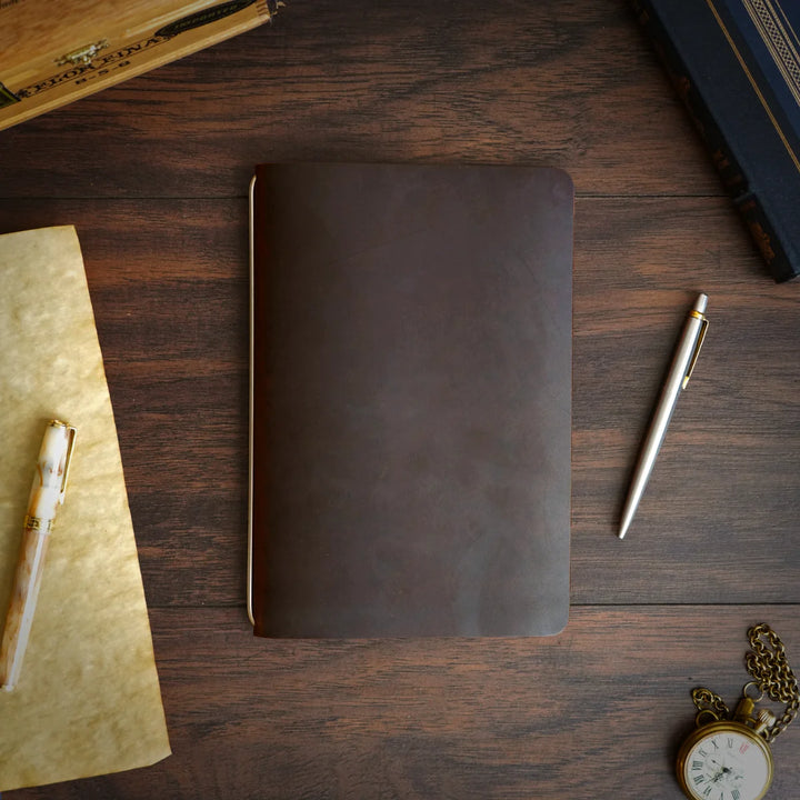 Stationery Cut - Refillable Leather Cover