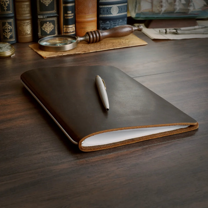 Custom Stationery Cut - Refillable Leather Cover