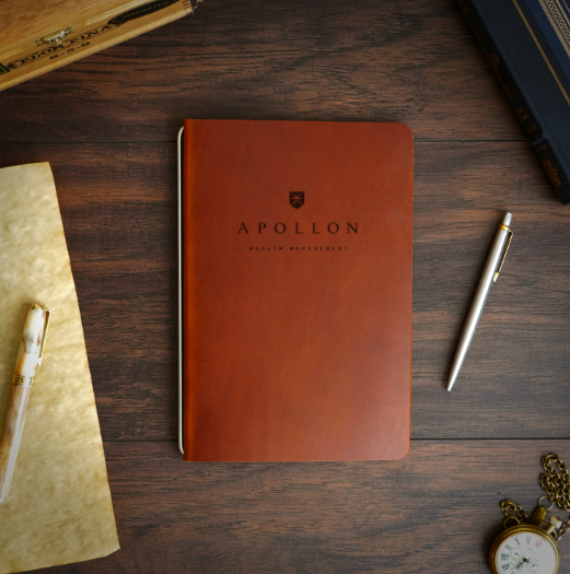 Stationery Cut Appollon Wealth - Custom Order - Refillable Leather Cover 20241126