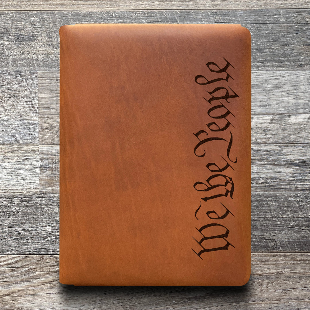 We The People - Pre-Engraved - Refillable Leather Folios
