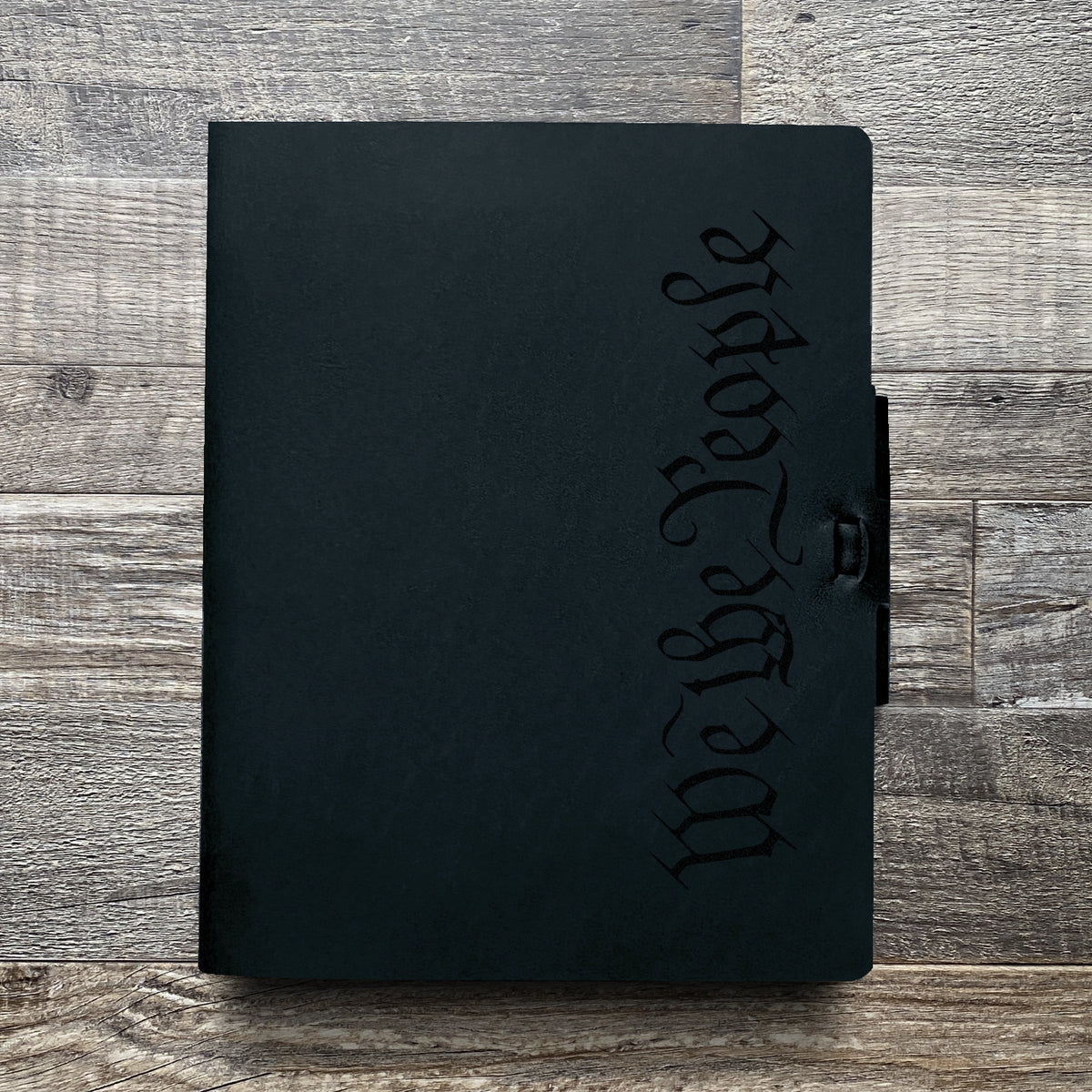 We The People - Engraving Design - Refillable Leather Journals