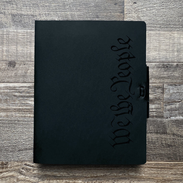 We The People - Pre-Engraved - Refillable Leather Journals