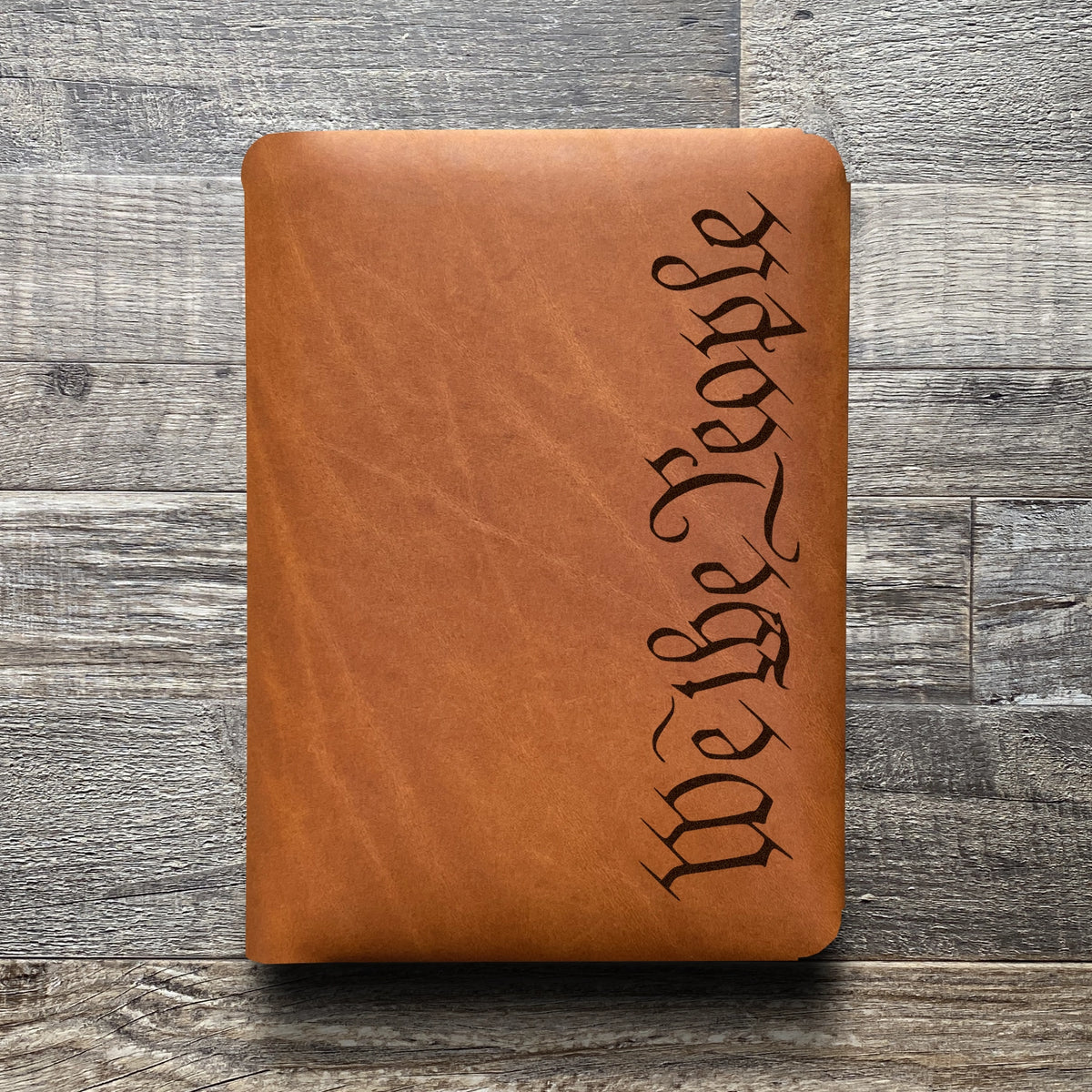 We The People - Engraving Designd - Refillable Leather Folios