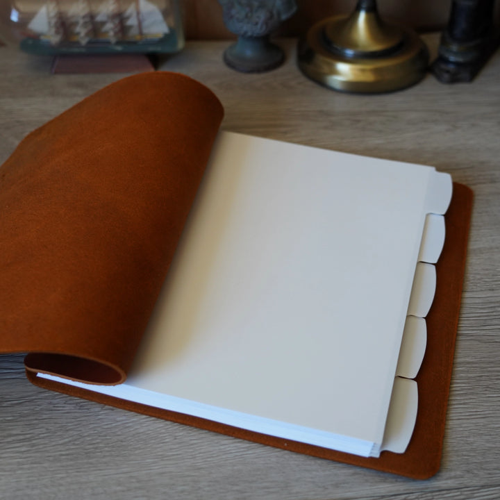 Classic Weave - Pre-Engraved - Refillable Leather Binders