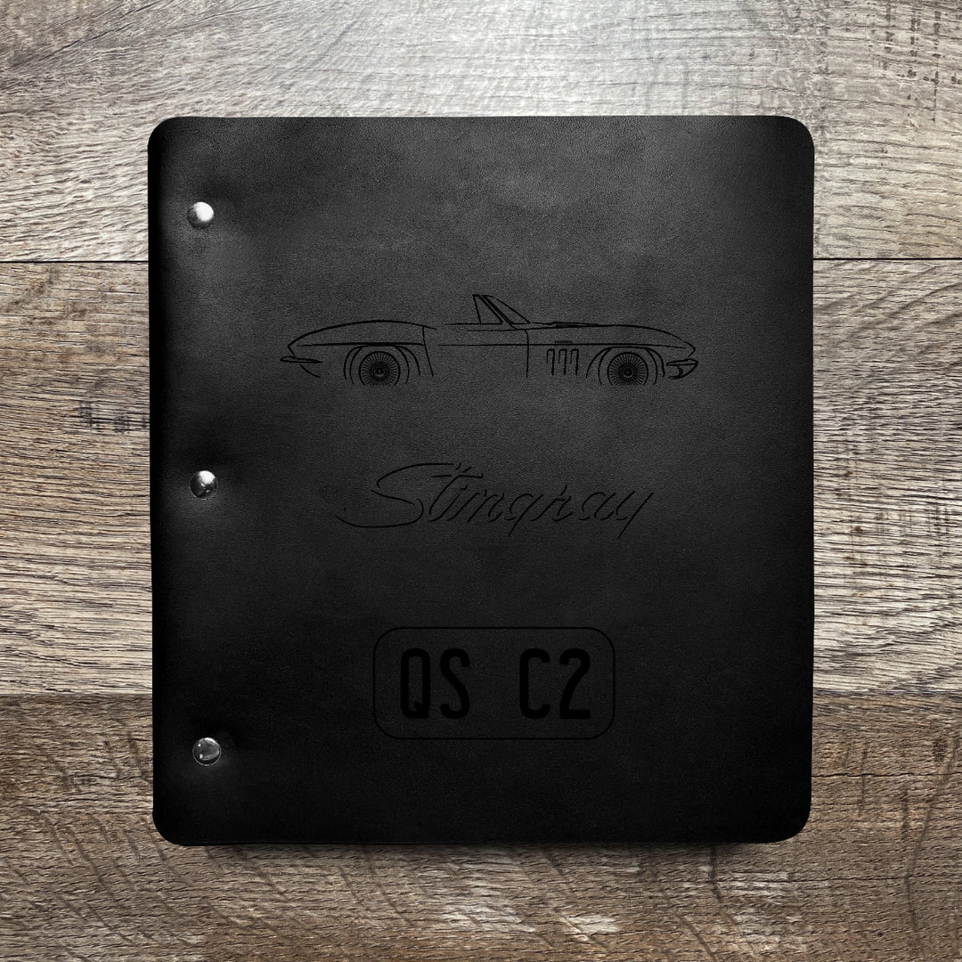 Custom Order - Ed N - Wide Cut - Refillable Leather Binder 20250825