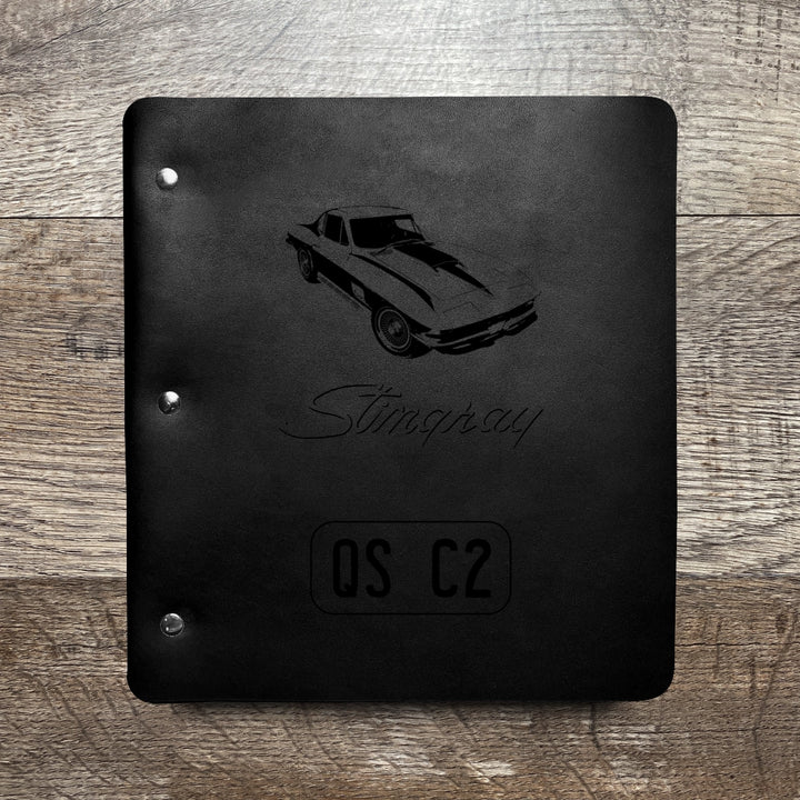 Custom Order - Ed N - Wide Cut - Refillable Leather Binder 20250825