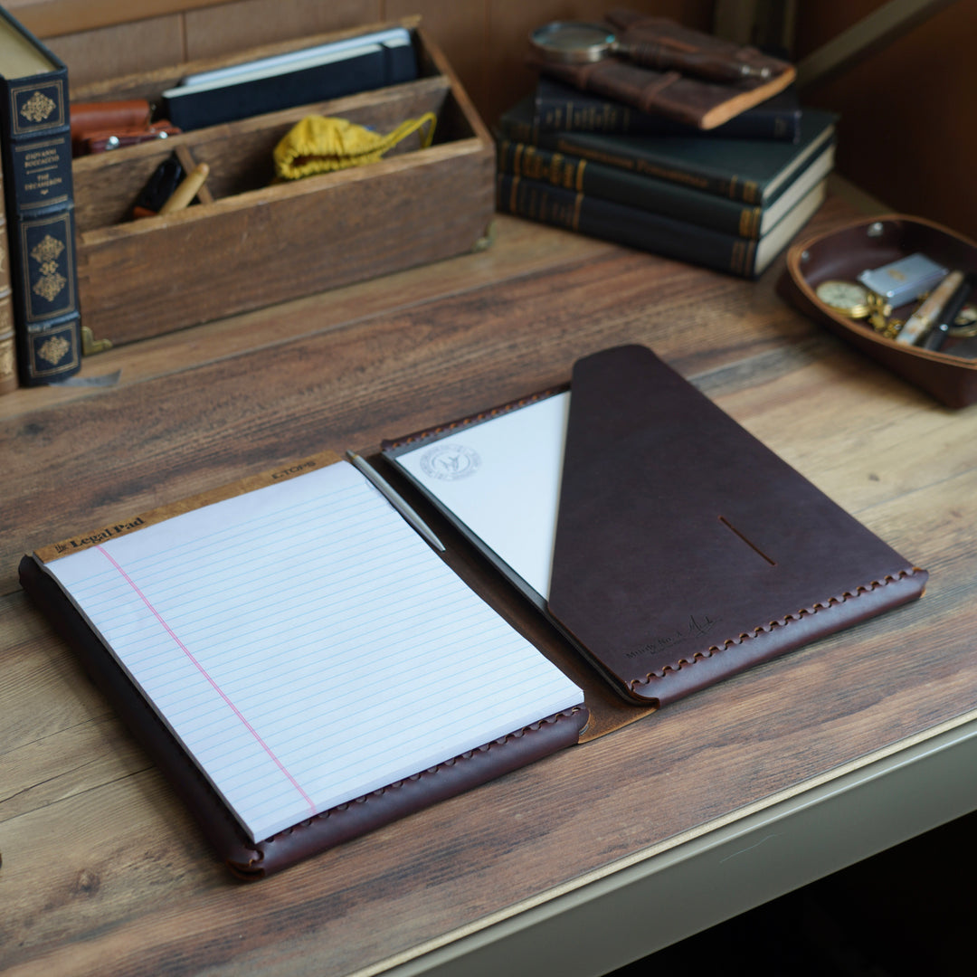 Left-Handed - Executive Cut - Refillable Leather Folio