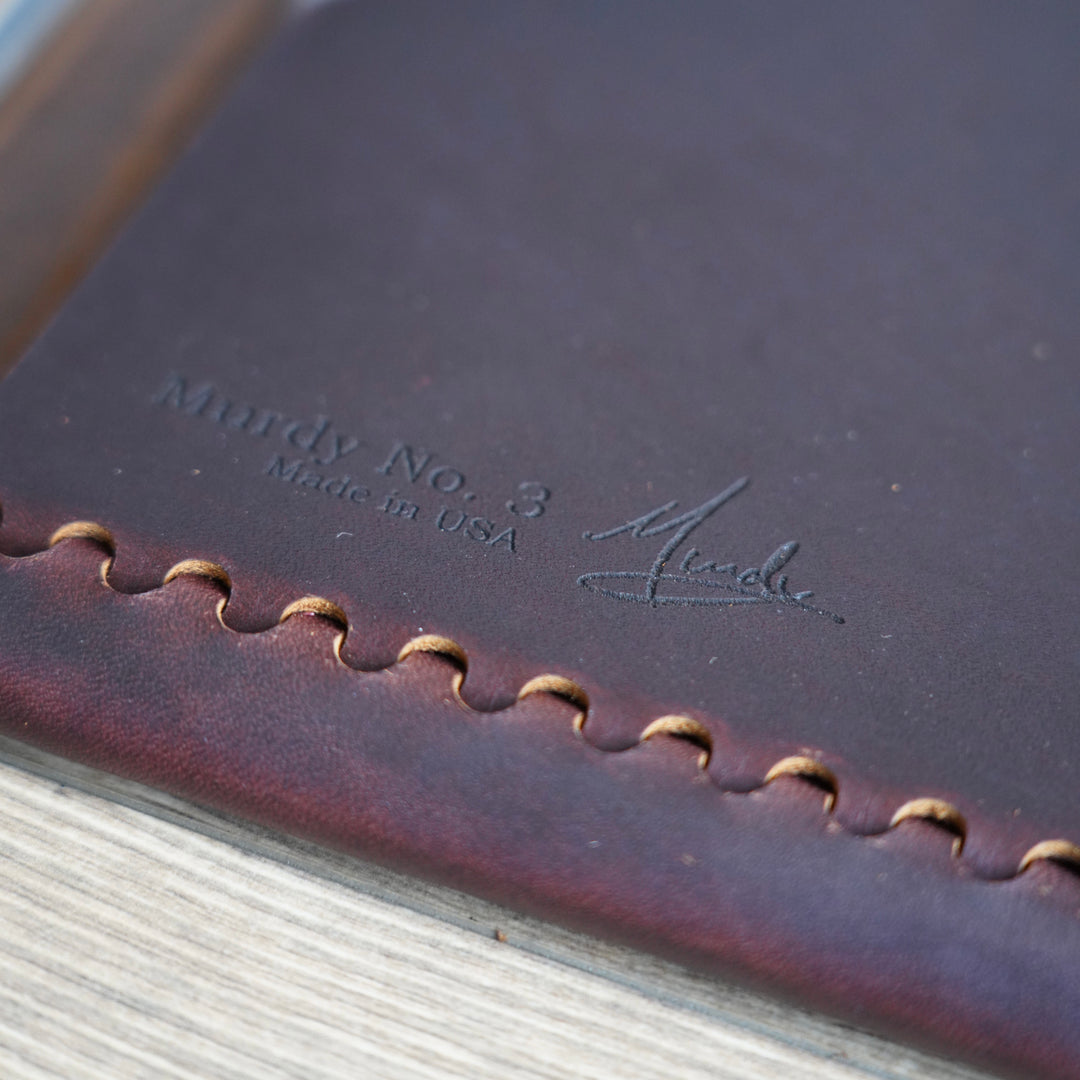 Left-Handed - Executive Cut - Refillable Leather Folio