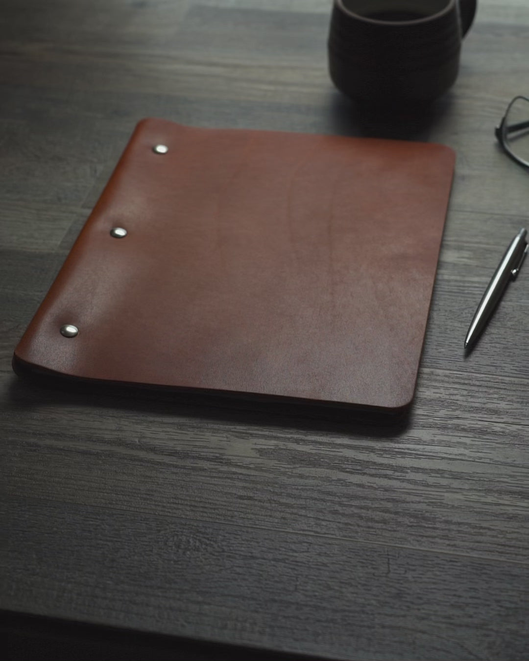 Slim Cut - Refillable Leather Binder