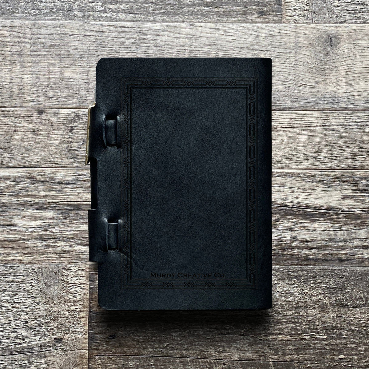 Classic Weave - Engraving Design - Refillable Leather Journals