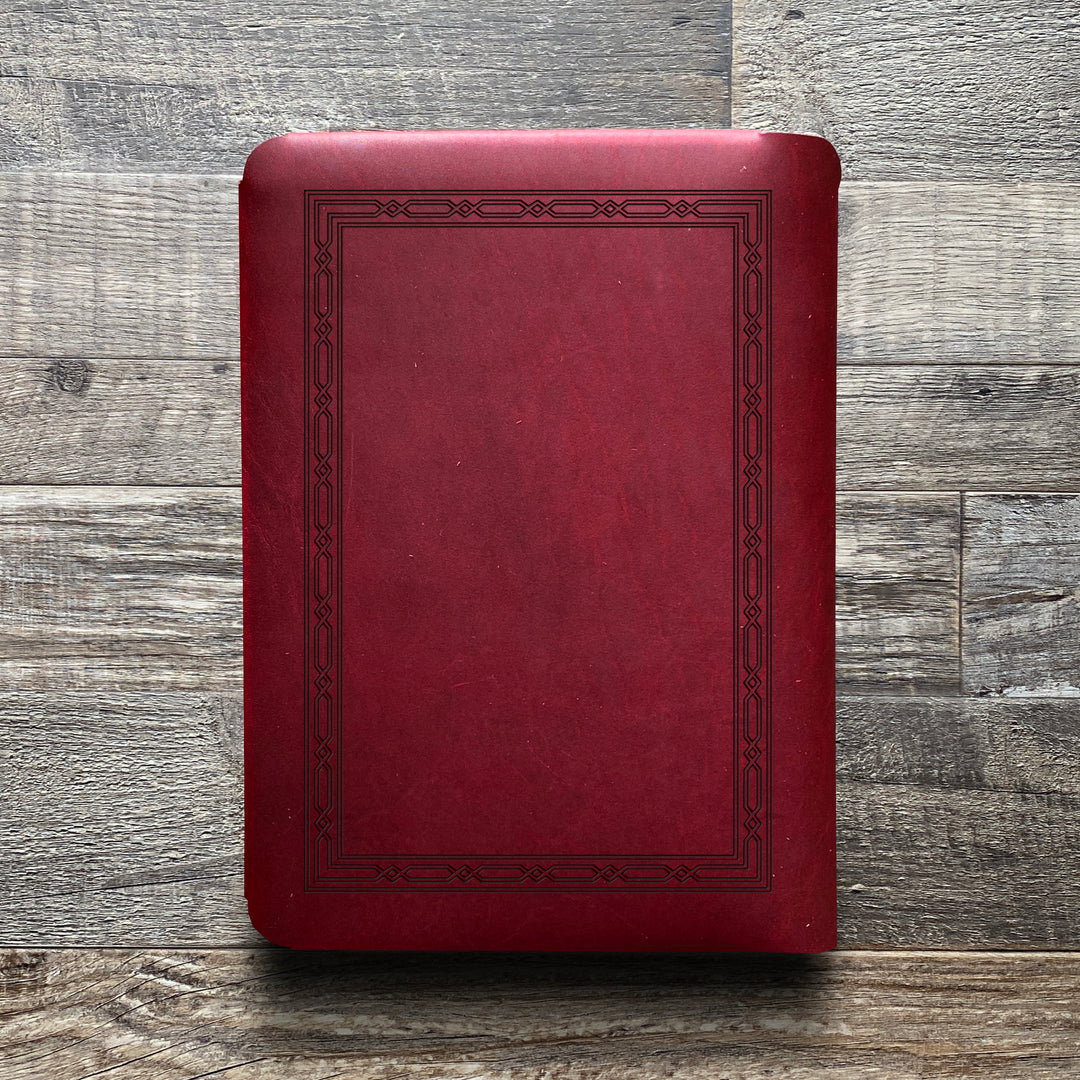 Classic Weave - Pre-Engraved - Refillable Leather Folios
