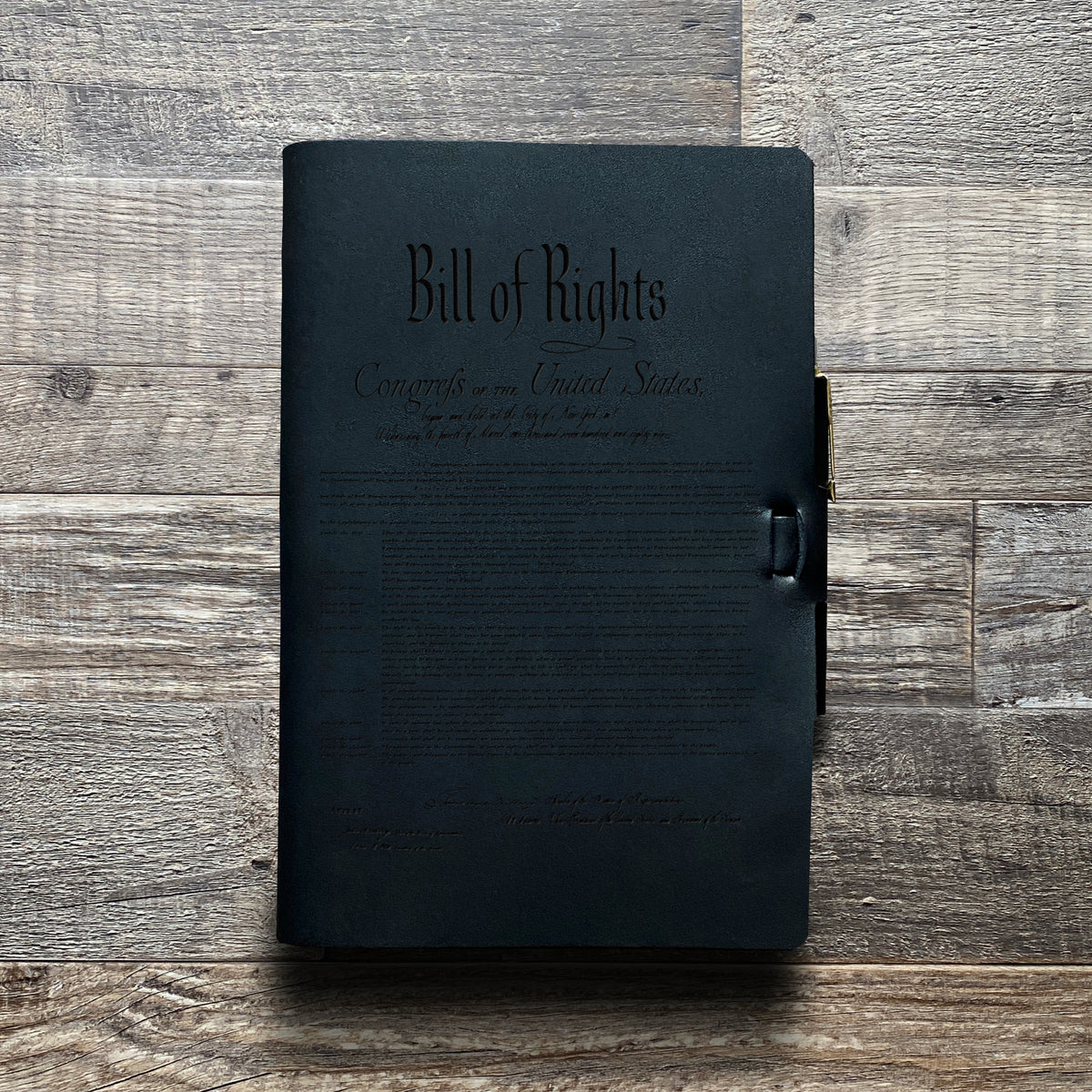 Constitution - Engraving Design - Refillable Leather Journals