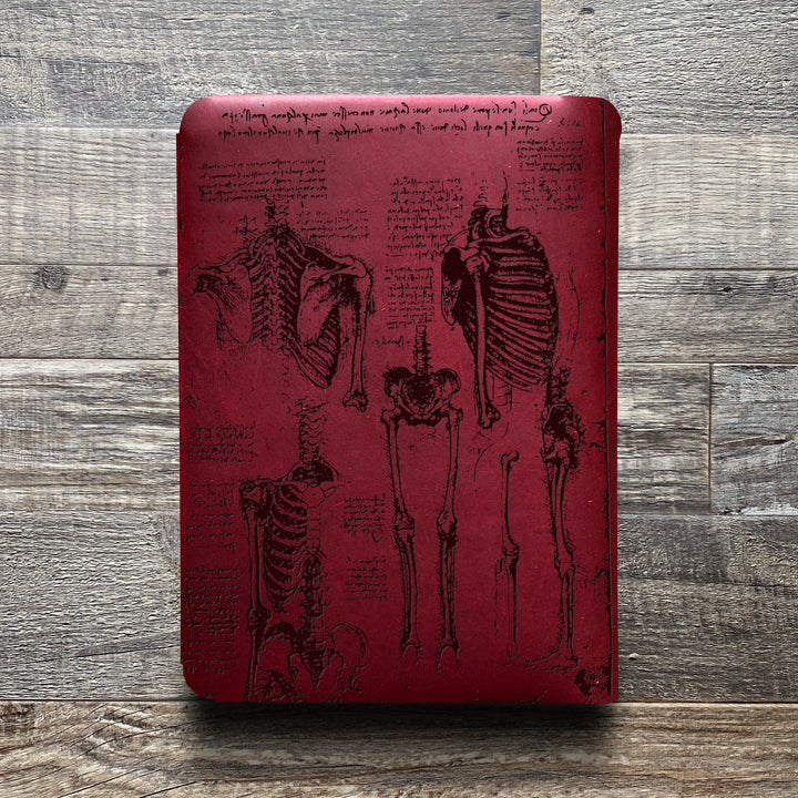 Da Vinci - Anatomy - Pre-Engraved - Refillable Leather Folios