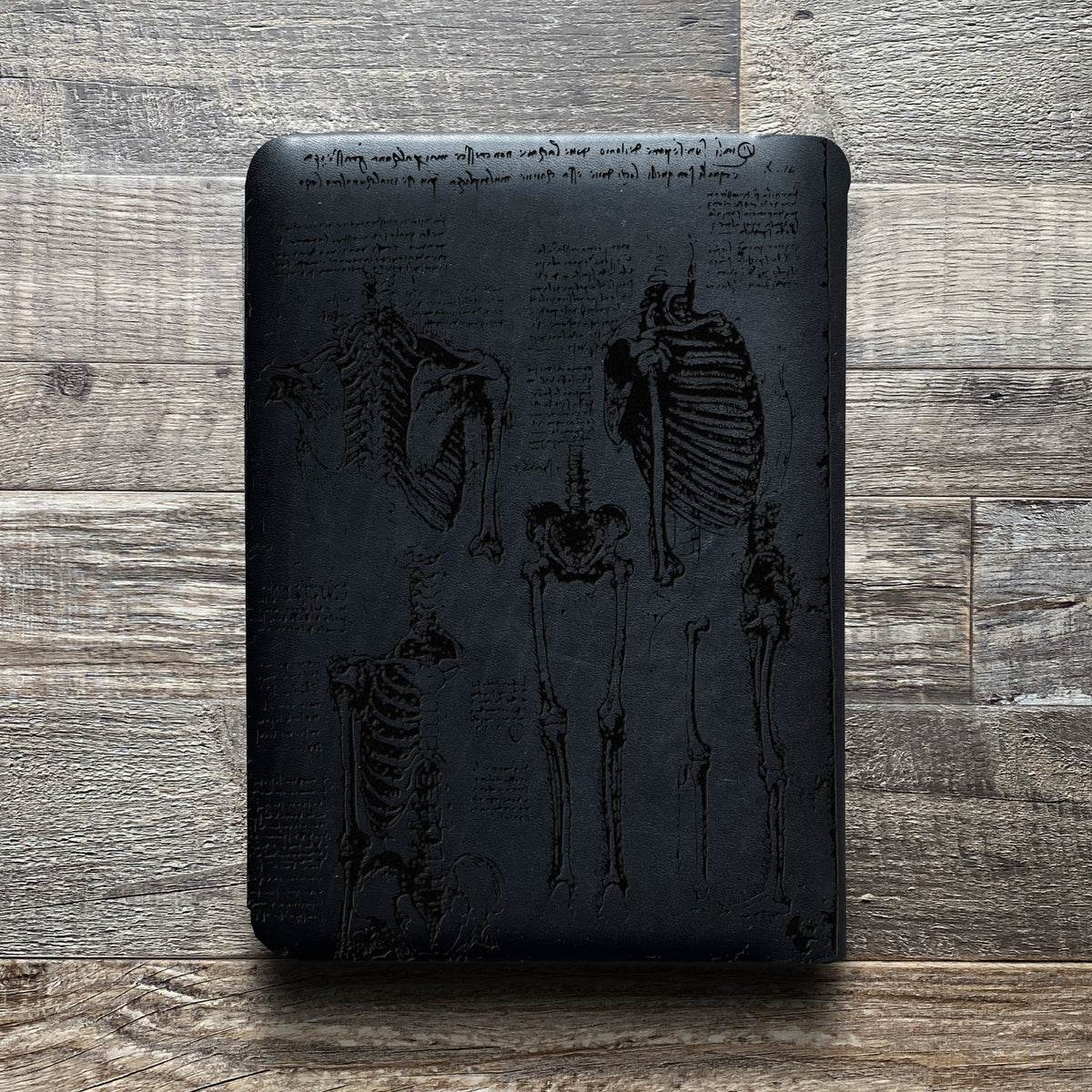 Da Vinci - Anatomy - Engraving Design - Refillable Leather Folios