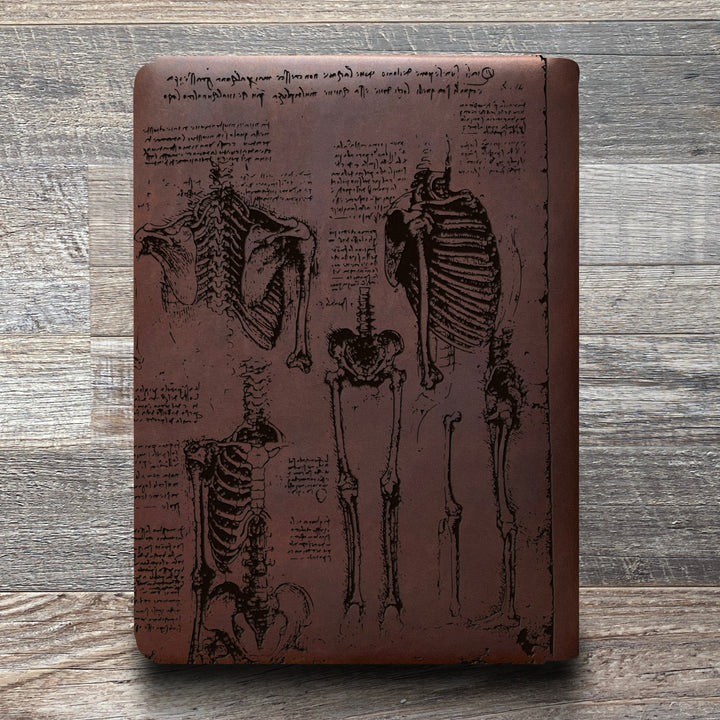 Da Vinci - Anatomy - Pre-Engraved - Refillable Leather Folios