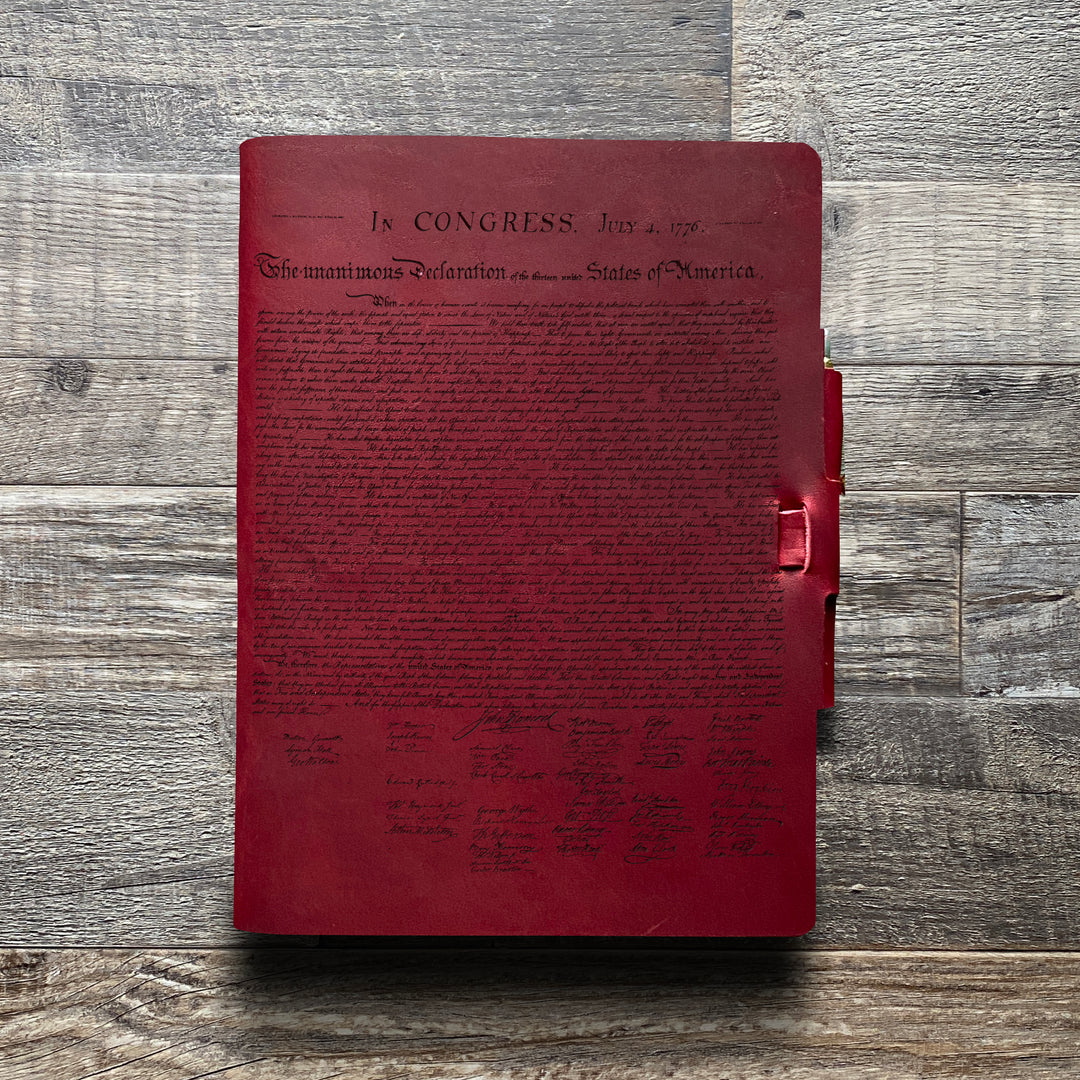 Founding Fathers - Pre-Engraved - Refillable Leather Journals