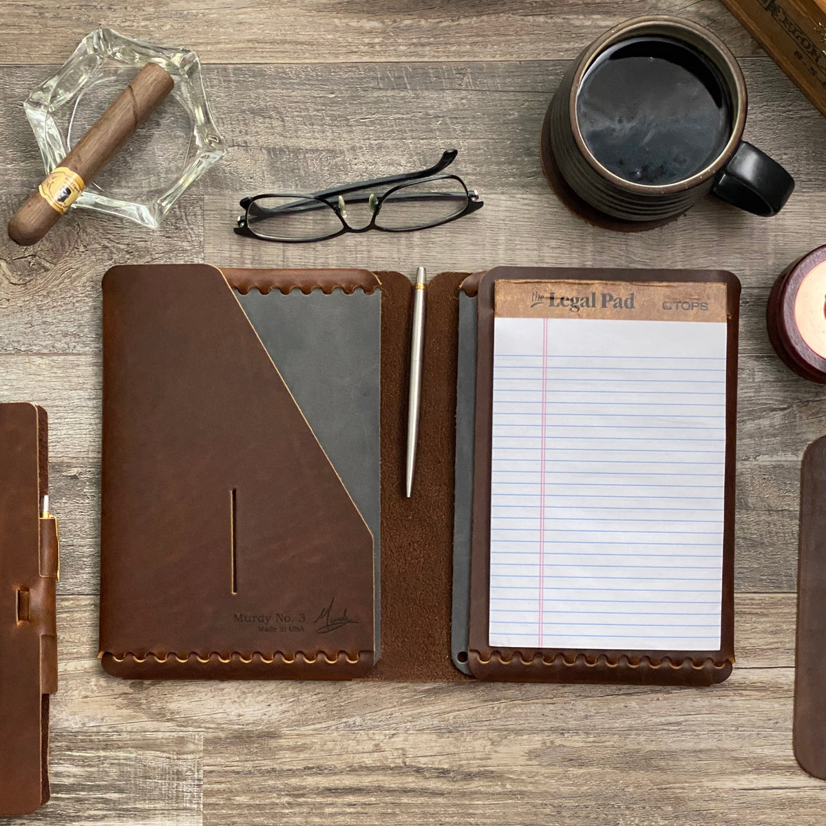 Preamble - Engraving Design - Refillable Leather Folios