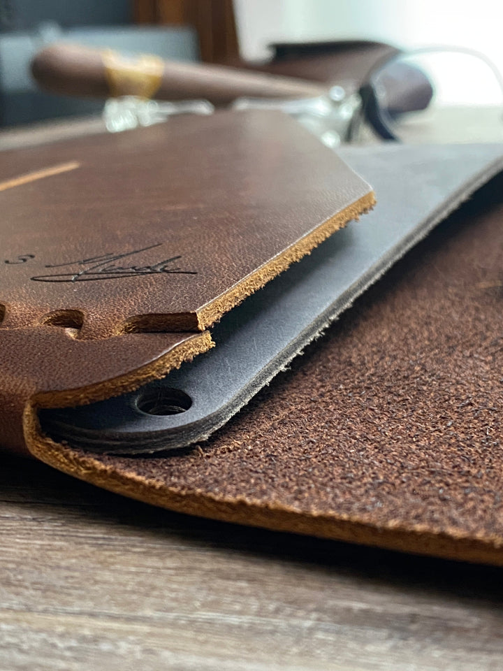 Travel Cut - Refillable Leather Folio