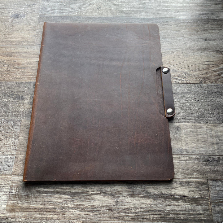Custom Leather File Folder