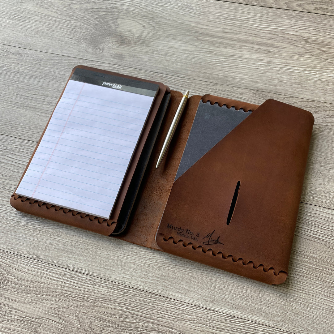 Left-Handed - Travel Cut - Refillable Leather Folio