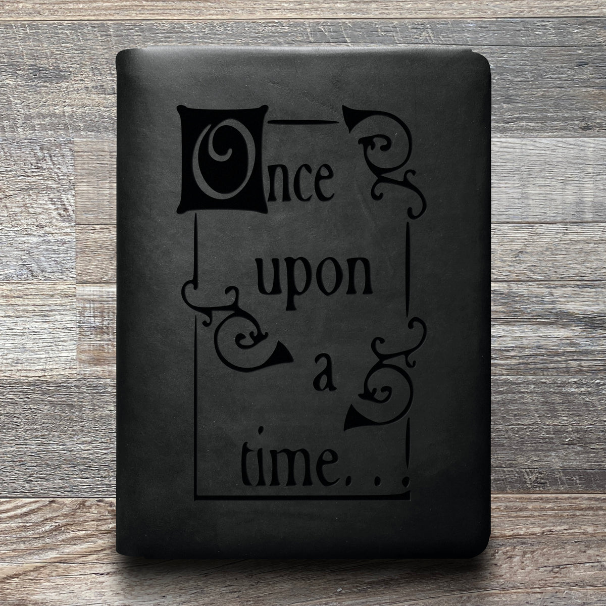 Once Upon A Time - Engraving Design - Refillable Leather Folios