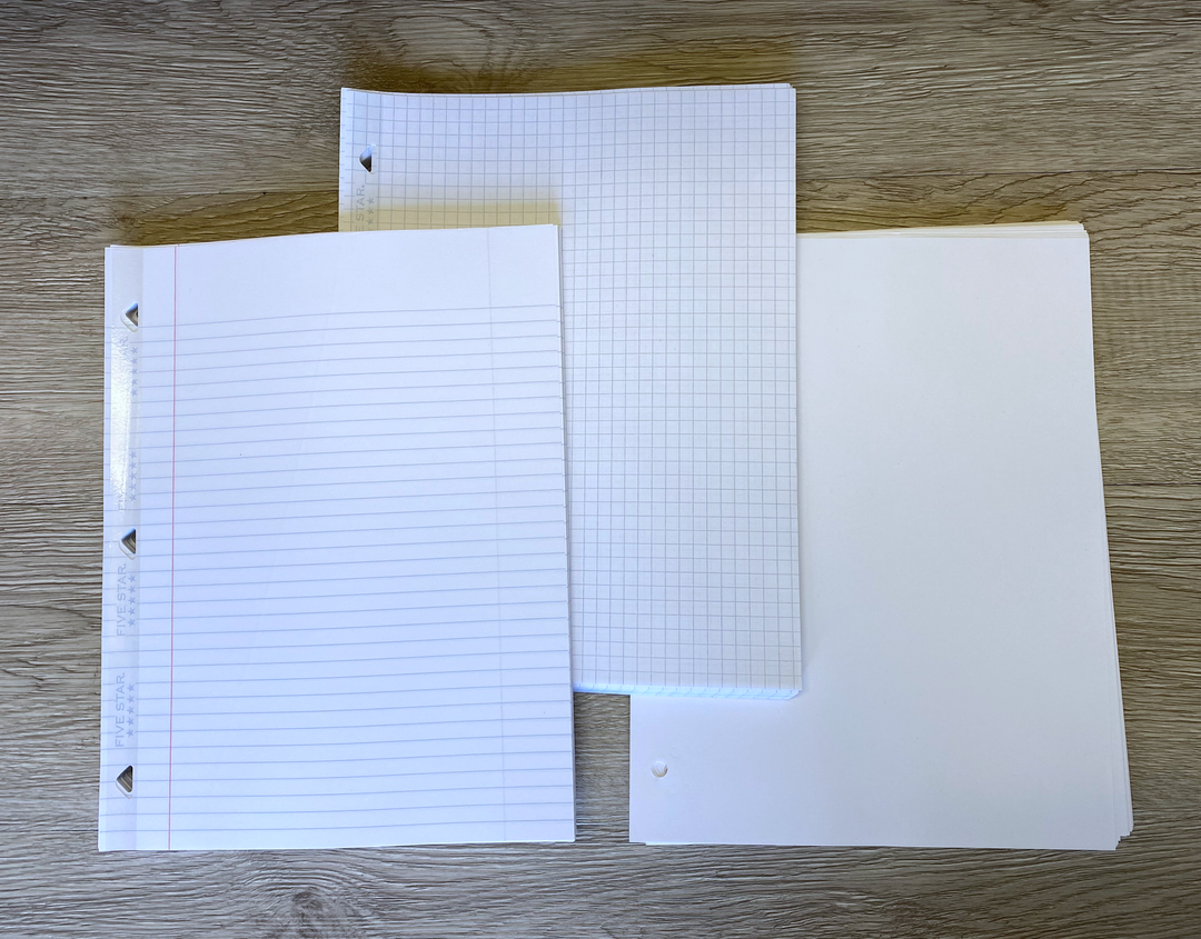 Slim Cut - Blank Linen Embossed Paper - 40.80
