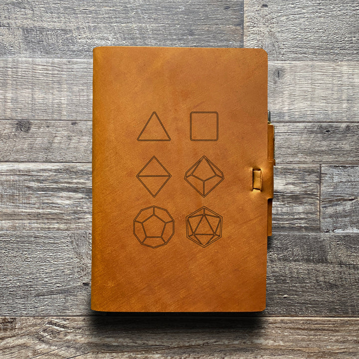Seven Set - Pre-Engraved - Refillable Leather Journals