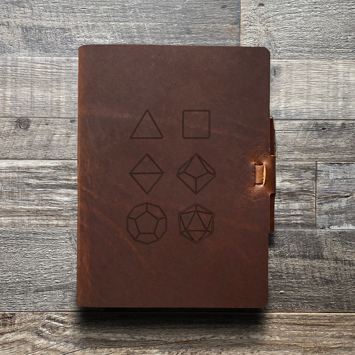 Seven Set - Engraving Design - Refillable Leather Journals