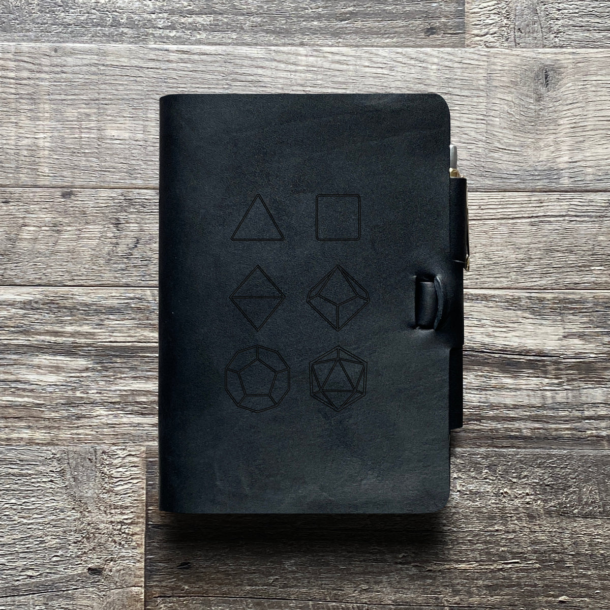 Seven Set - Engraving Design - Refillable Leather Journals