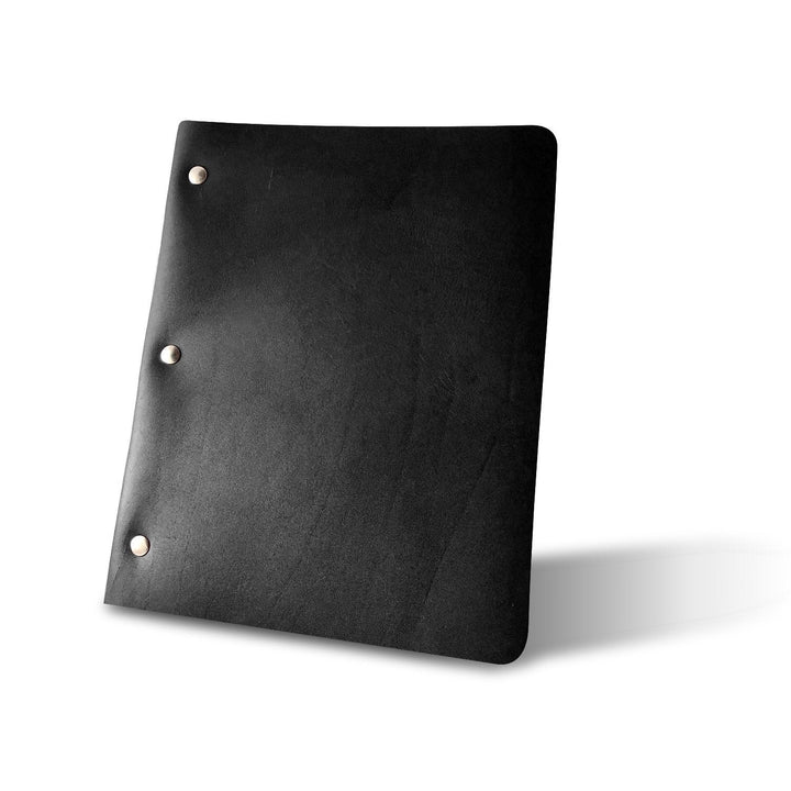 Custom Order - Dwight L - Slim Cut - Refillable Leather Binder 20250425