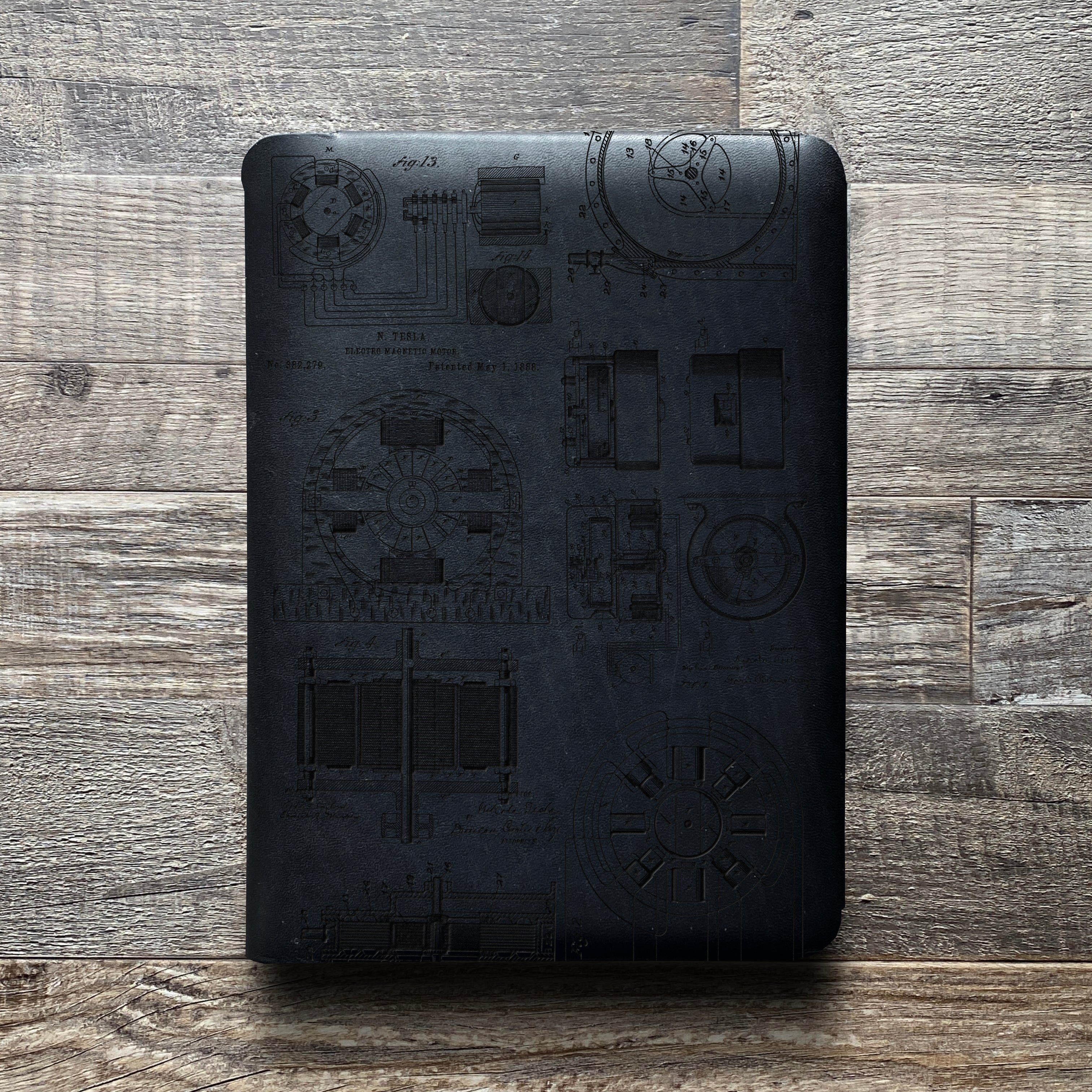 Nikola Tesla - Pre-Engraved - Refillable Leather Folios – Murdy ...