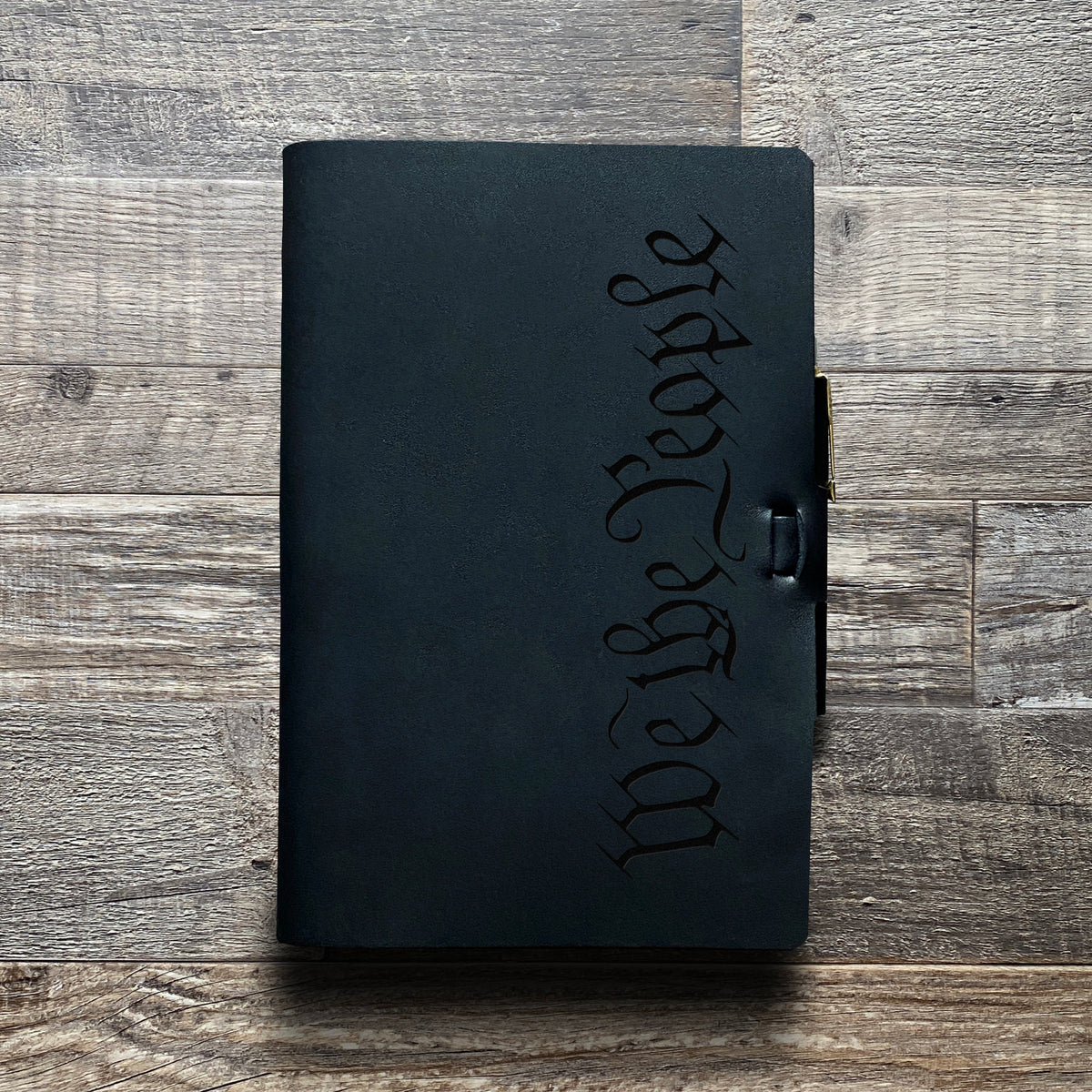 We The People - Engraving Design - Refillable Leather Journals