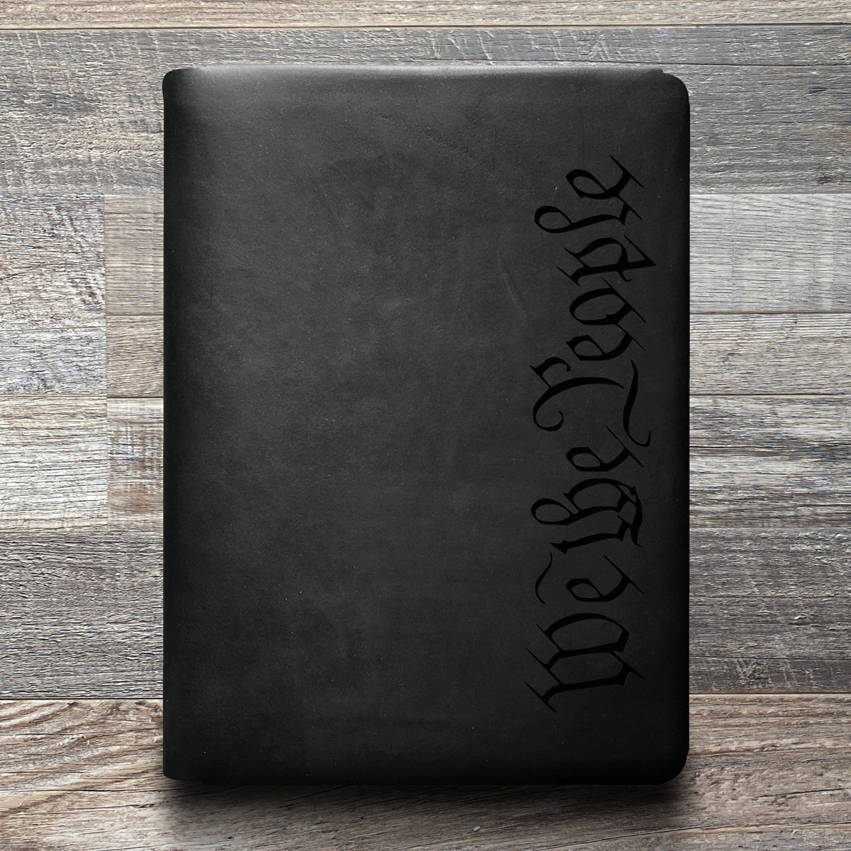 We The People - Engraving Designd - Refillable Leather Folios