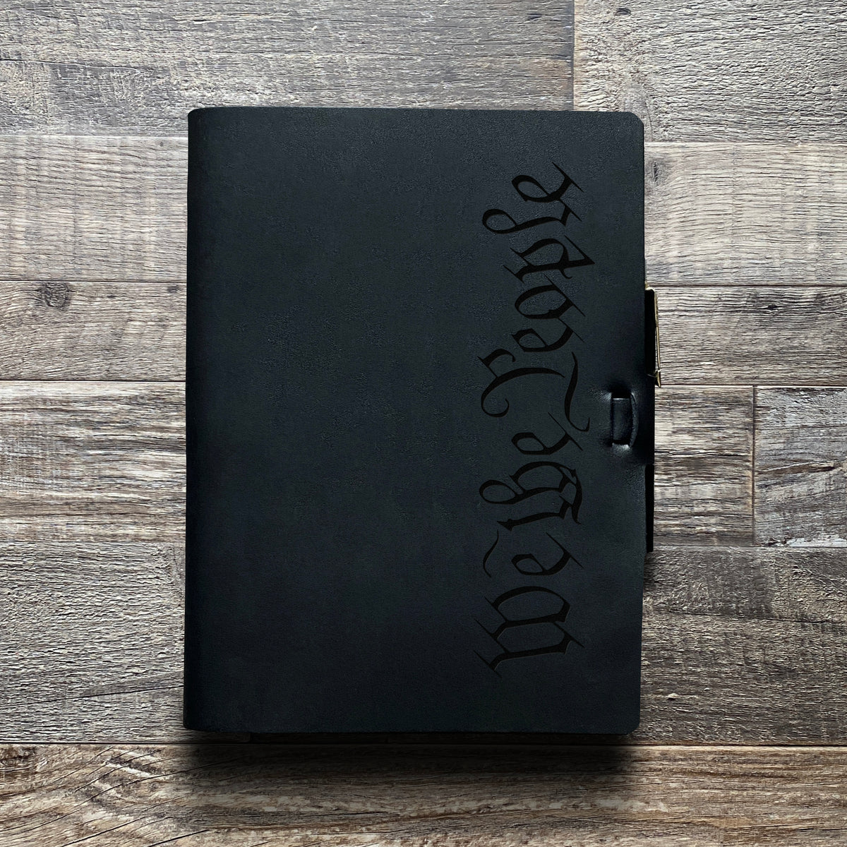 We The People - Engraving Design - Refillable Leather Journals