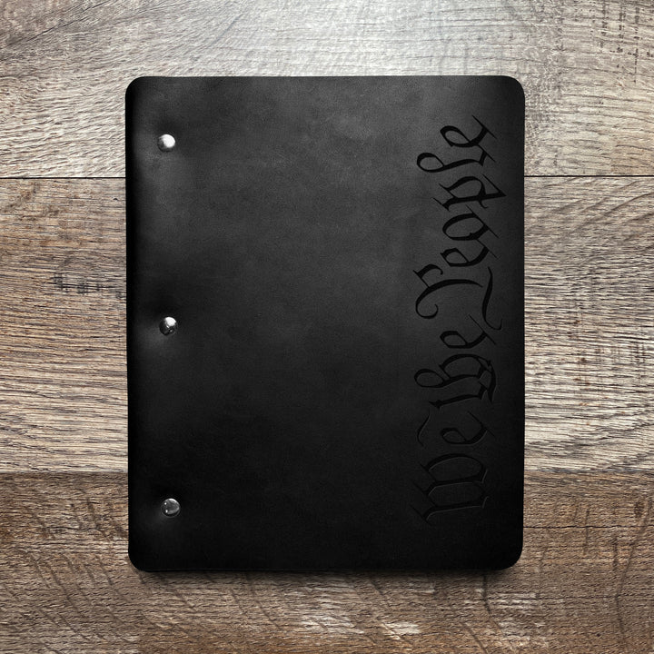 We The People - Pre-Engraved - Refillable Leather Binders