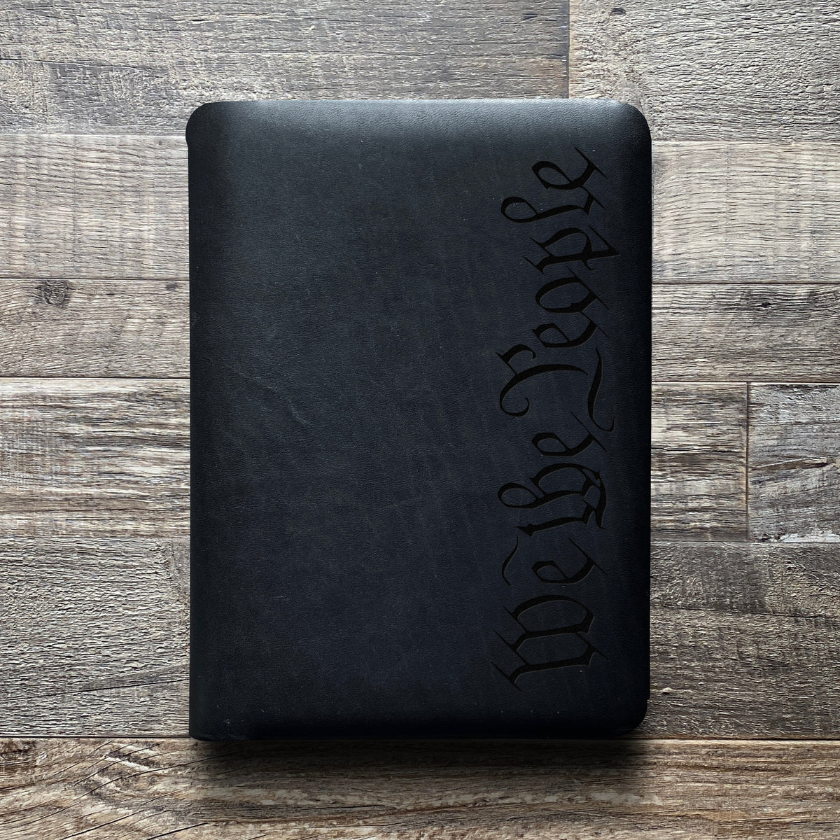 We The People - Engraving Designd - Refillable Leather Folios