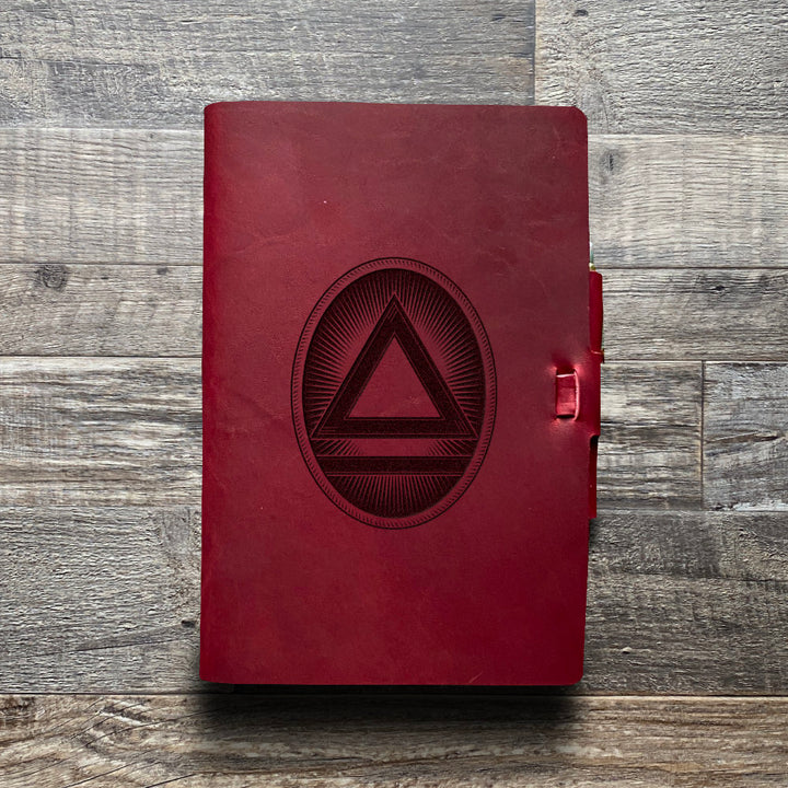 Custom Order William C - Classic Cut - Refillable Leather Journal TRI