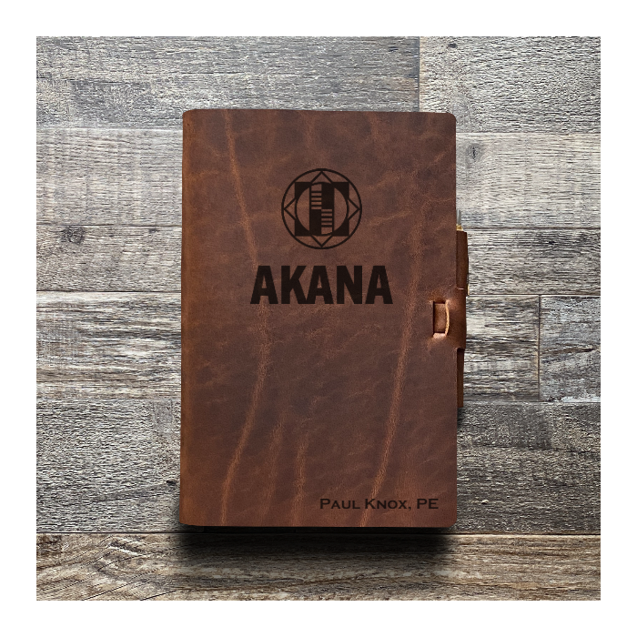 Custom Classic Cut - Refillable Leather Journal