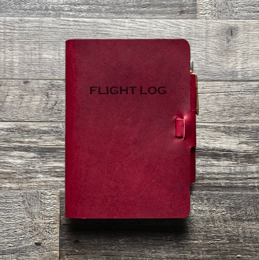 Flight Log - Mini Cut - Refillable Leather Journal