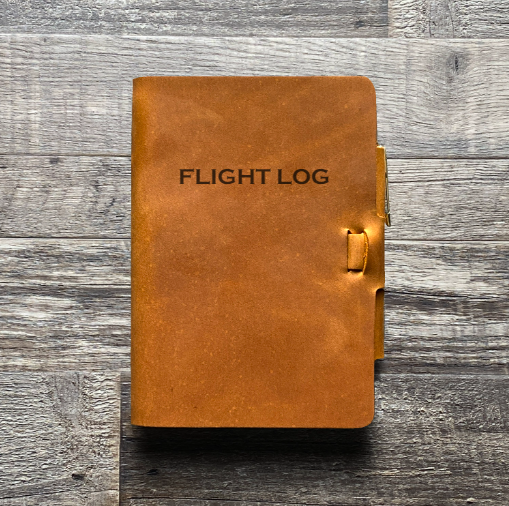 Flight Log - Mini Cut - Refillable Leather Journal